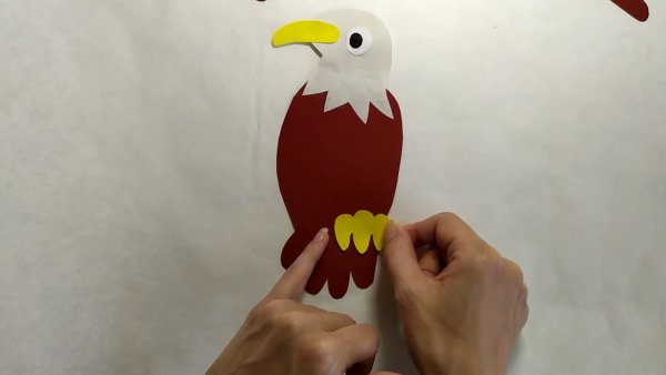 Орел аппликация для детей