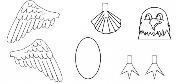 Орел из бумаги