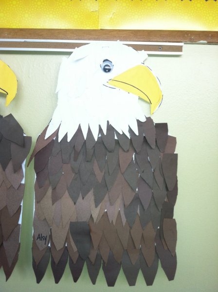 Орел аппликация