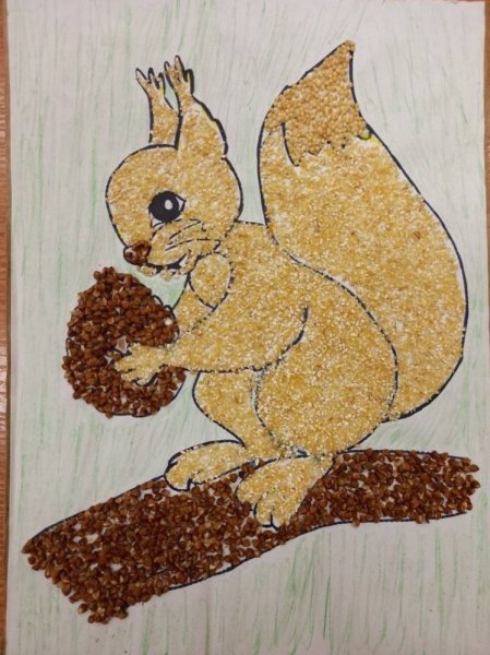 Поделки из крупы