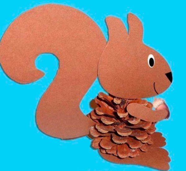 Белка из картона