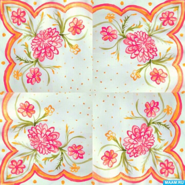 Декоративное рисование на кадрат