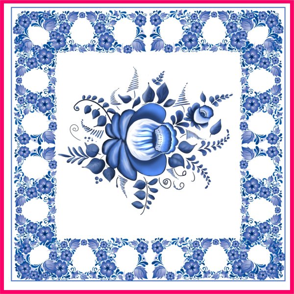 Гжель рисунок