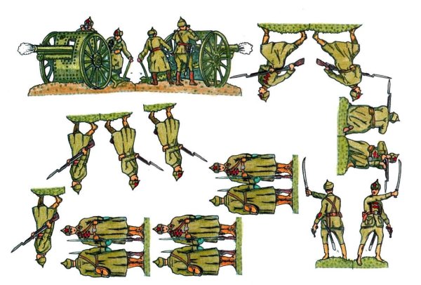 Бумажные солдатики Воевода Великая Отечественная война