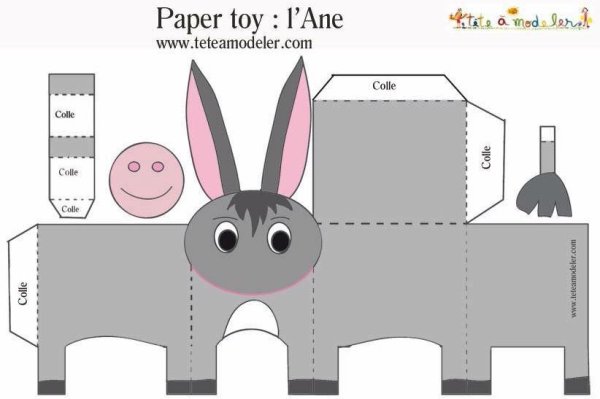 Объемные бумажные игрушки