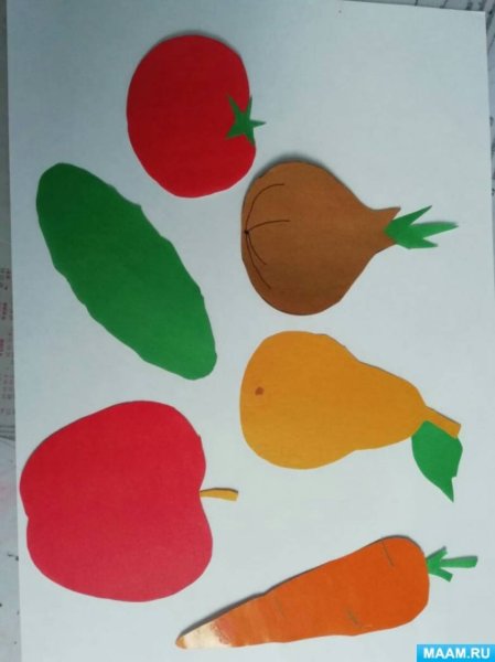 Аппликация дары осени