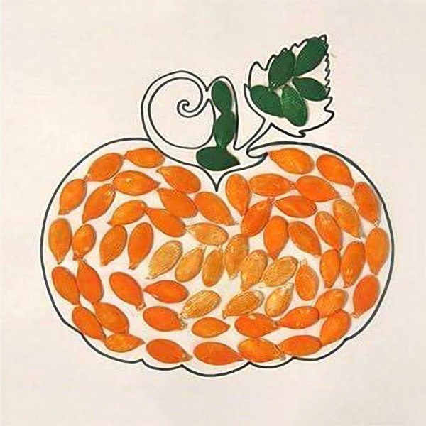 Аппликация тыква