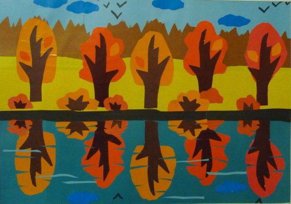 Аппликация осень