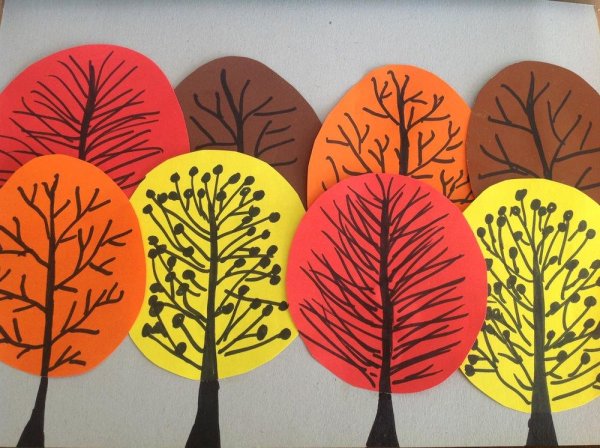 Аппликация дерево