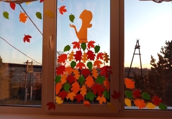 Осень на окнах в детском саду
