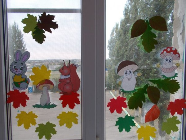 Украшение группы в детском саду к осени