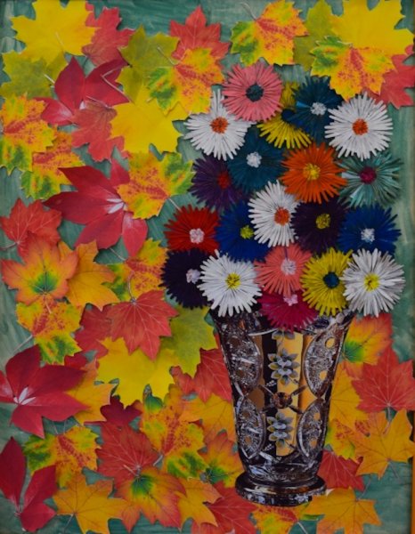 Осеннее панно в детский сад