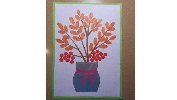 Аппликация осенний натюрморт в подготовительной группе