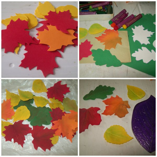 Аппликация осень из фоамирана