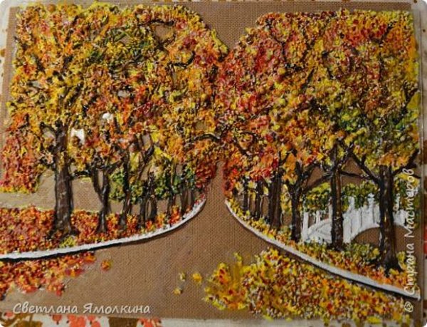 Панно Золотая осень