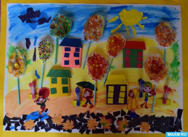 Коллективное панно осень