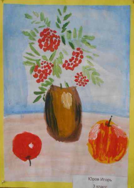 Рисование натюрморт в детском саду