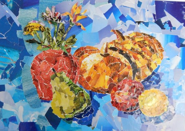 Аппликация осенний натюрморт