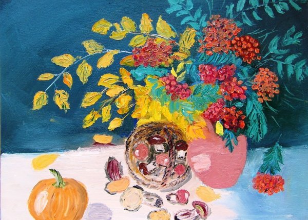 Рисование осеннего натюрморта 3 класс