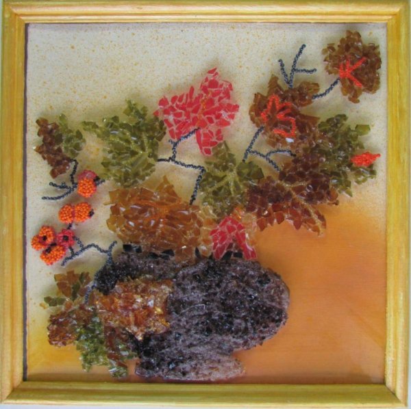 Осенняя мозаика поделки