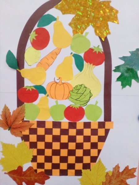Аппликация дары осени