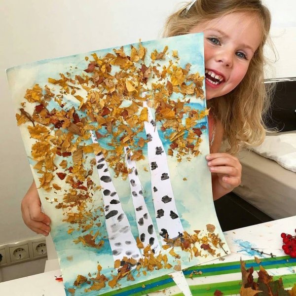 Осенняя аппликация