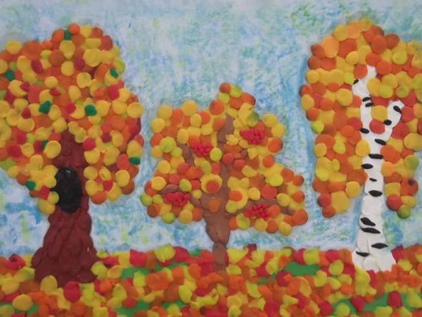 Поделки осенние краски