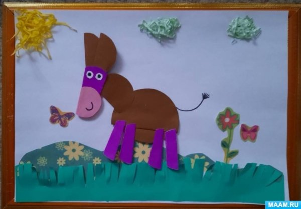 Аппликация с детьми 6 лет в детском саду