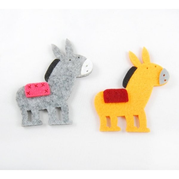 Осел из фетра