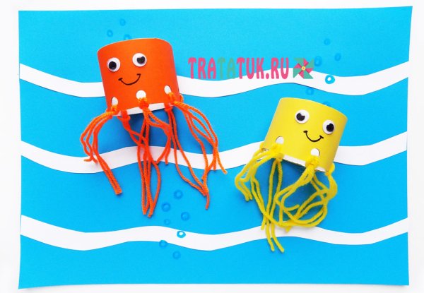 Осьминожки из втулок