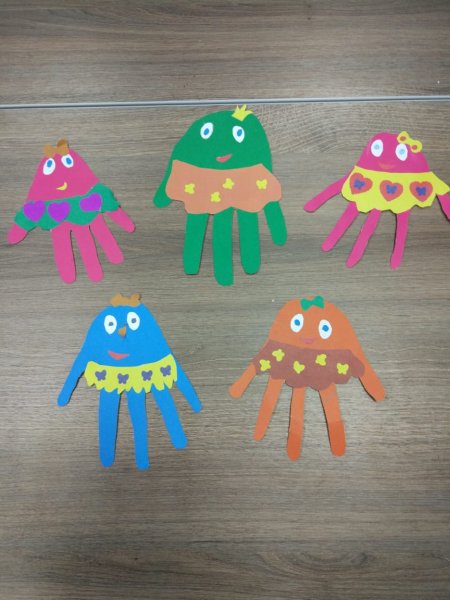 Поделки из ладошек