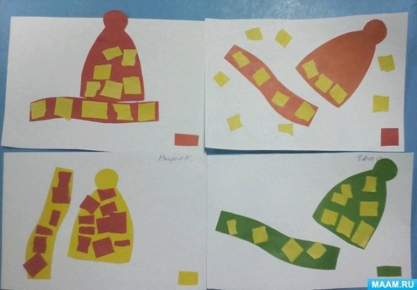 Аппликация в средней группе