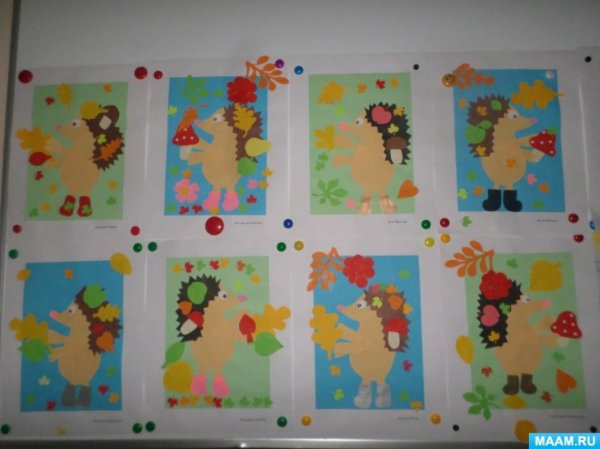 Аппликация в младшей группе