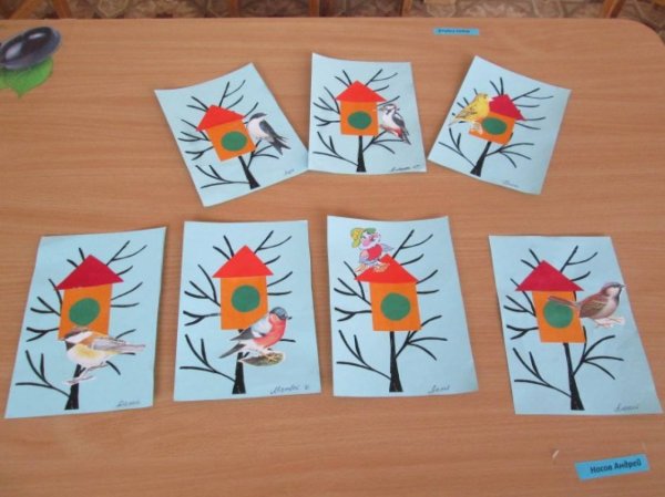 Аппликация в средней группе