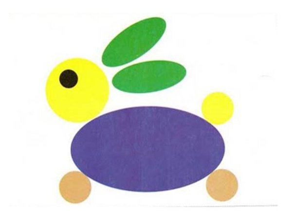 Аппликация из геометрических фигур в средней группе