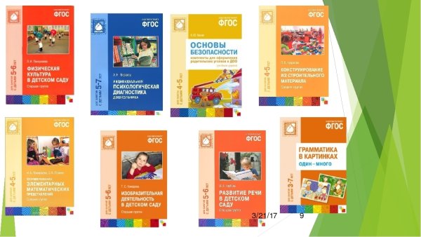 Методическая литература по программе от рождения до школы по ФГОС