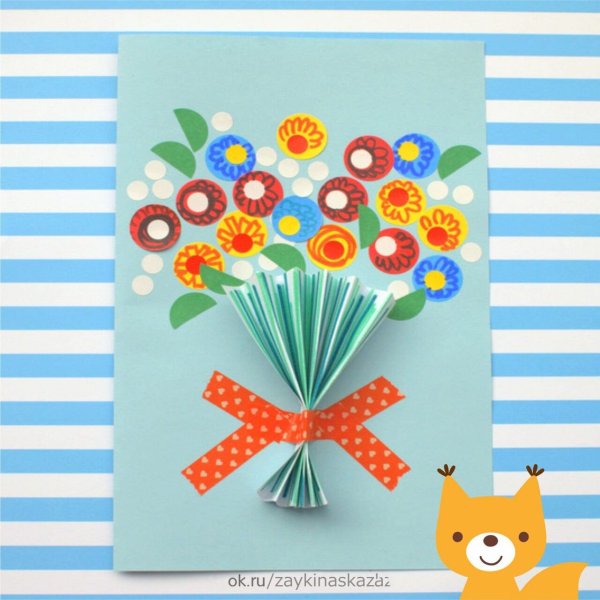 Аппликация букет