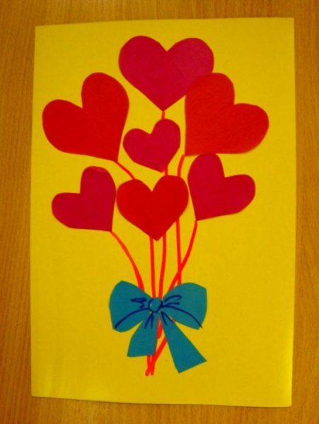 Аппликация ко Дню матери