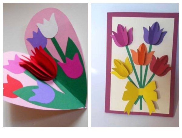 Поделка для мамы на 8 марта