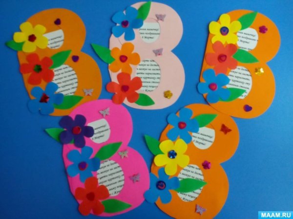 Подарки мамам на 8 марта в детском саду младшая группа