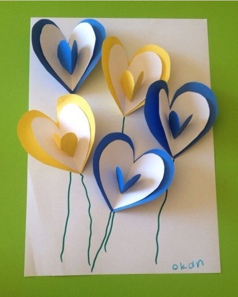 Открытка ко Дню матери своими руками