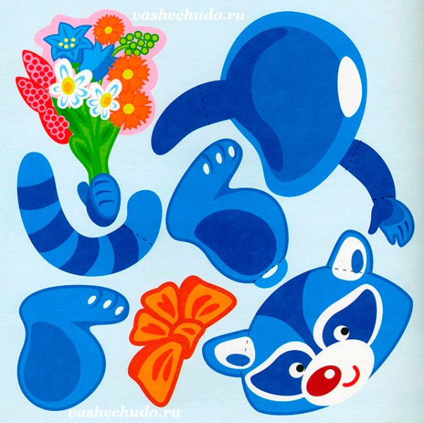 Аппликация для детей 3-4
