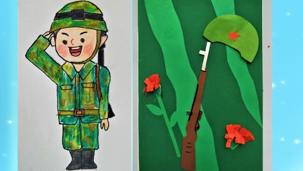 Рисунок солдату