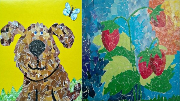 Мозаика из обрывных кусочков