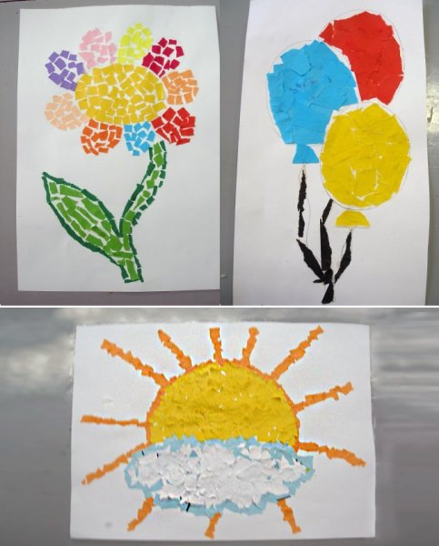 Отрывная аппликация