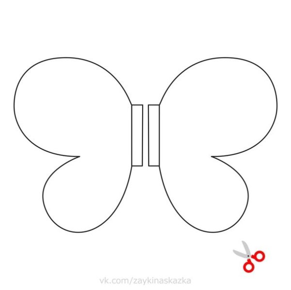 Бабочки из бумаги схемы