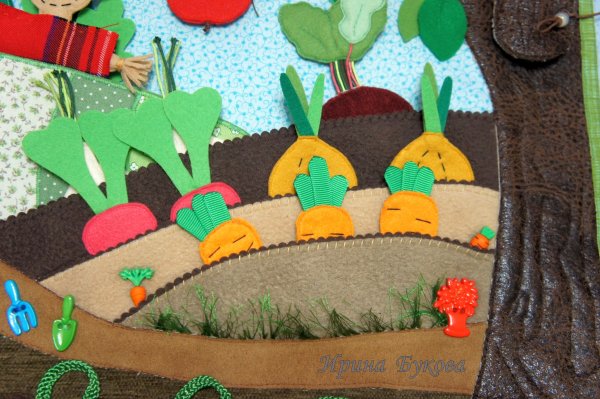 Аппликация огород