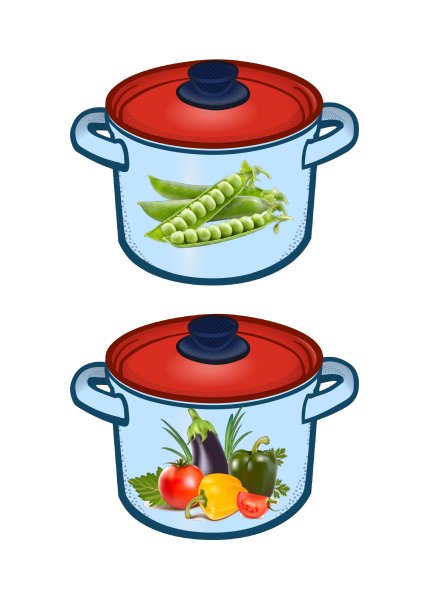 Кастрюли в детском саду