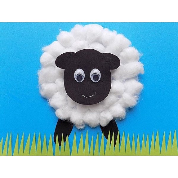 Аппликация Овечка