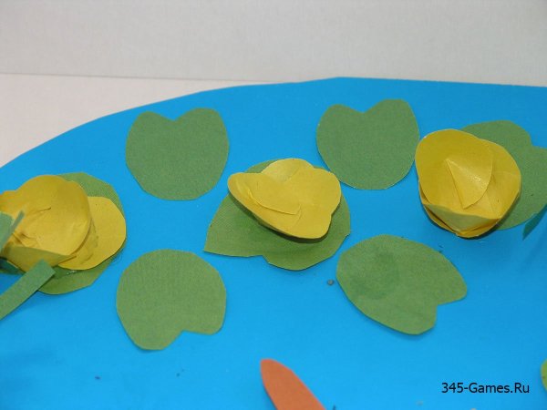 Аппликация кувшинка